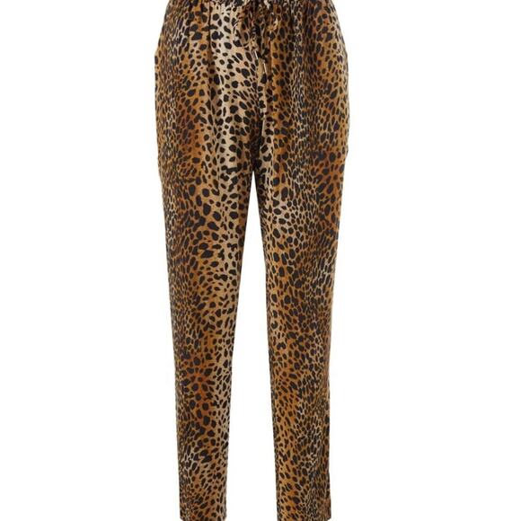 NWT Melissa Odabash Jude Cheetah Leopard Print Pull On Beach Pants Sz XS - Picture 2 of 6